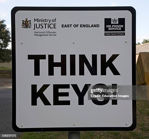 Secure Inmate Sign Hollesley Bay Prison Photos and Premium High Res Pictures - Getty Images