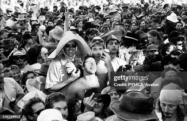 Bindoon Rok Crowd at Bindoon Festival W.Australia 1990s. News Photo - Getty Images