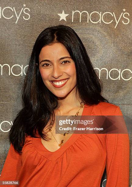 Actress Bahar Soomekh arrives at the 2005 Macy's Passport Gala held at Barker Hanger on September 29, 2005 in Santa Monica, California.