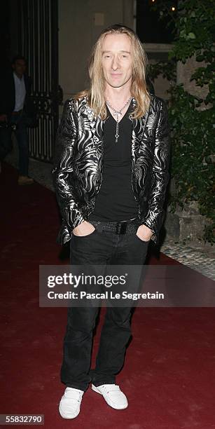 Fashion designer John Richmond attends the Vogue Party during the Milan's fashion week on September 30, 2005 in Milan, Italy.