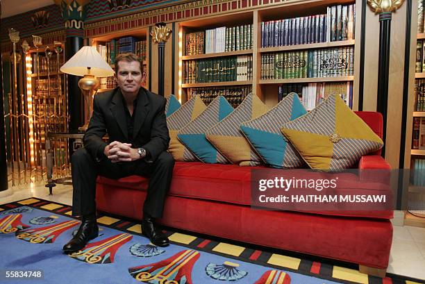 British businessman Grant Bovey is seen at the luxurious Burj al Arab hotel in Dubai, 01 October 2005. AFP PHOTO/HAITHAM MUSSAWI