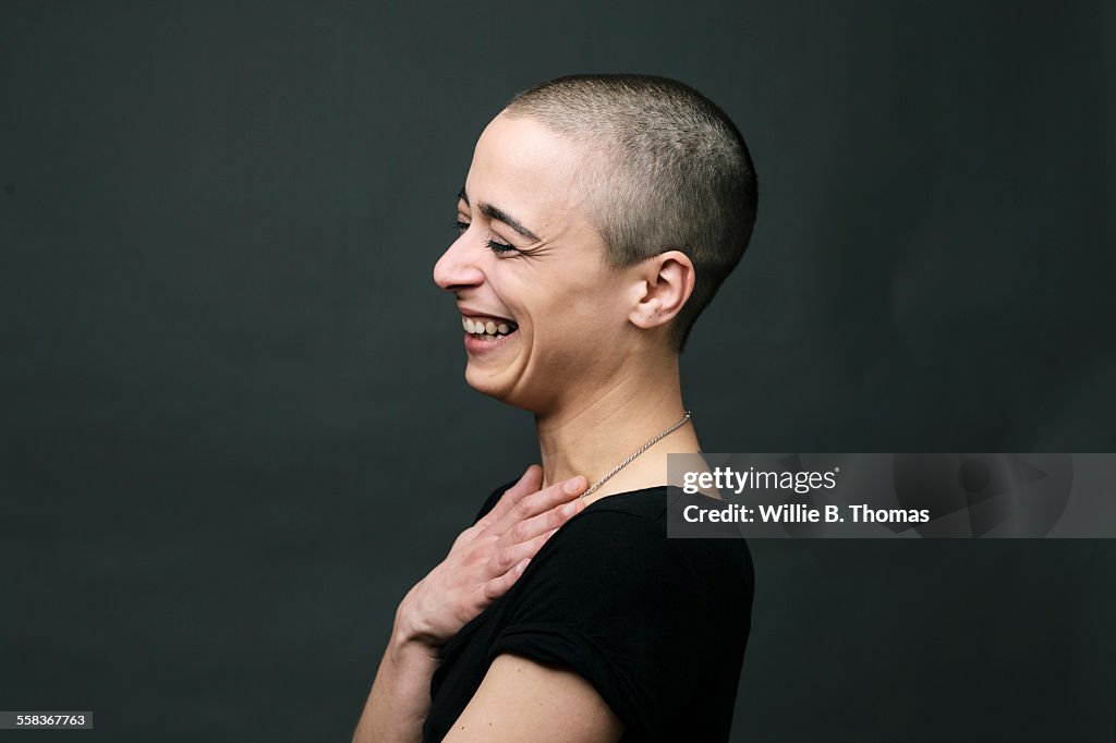 Portrait of Modern woman smiling