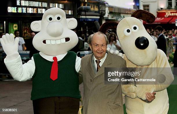 Actor Peter Sallis arrives at the UK Charity premiere of animated film Wallace & Gromit: The Curse Of The Were-Rabbit at the Odeon West End on...