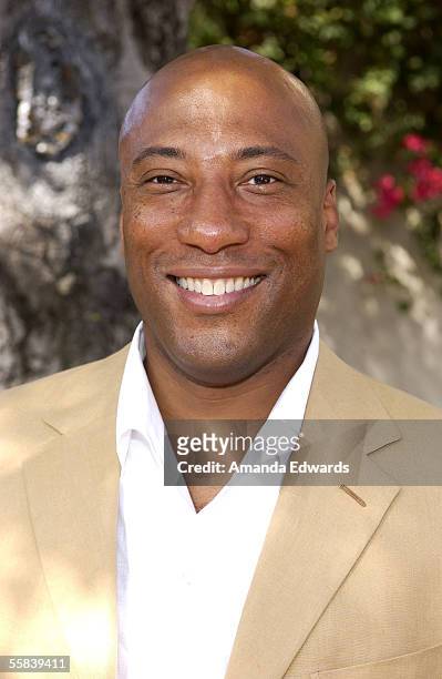 Actor Byron Allen attends the Rape Foundation's Annual Brunch at the home of Ron Burkle on October 2, 2005 in Beverly Hills, California.