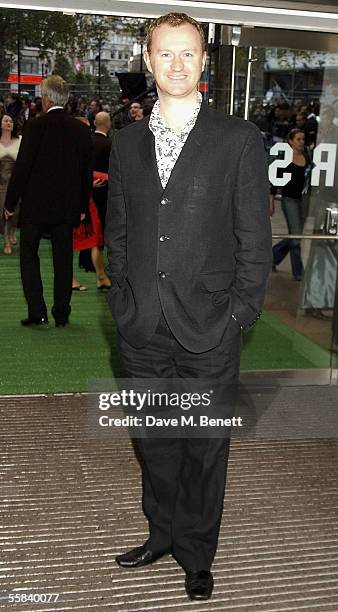 Mark Gatiss arrives at the UK Charity premiere of animated film "Wallace & Gromit: The Curse Of The Were-Rabbit" at the Odeon West End on October 2,...