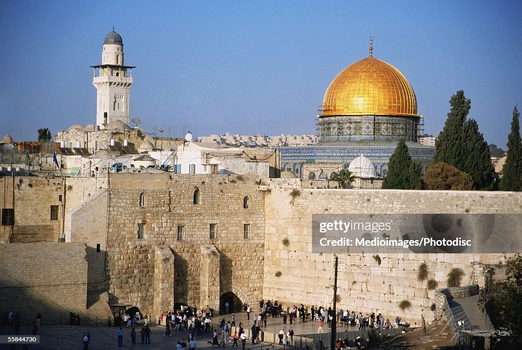 Israel, Jerusalem, Western Wall and The Dome of The Rock