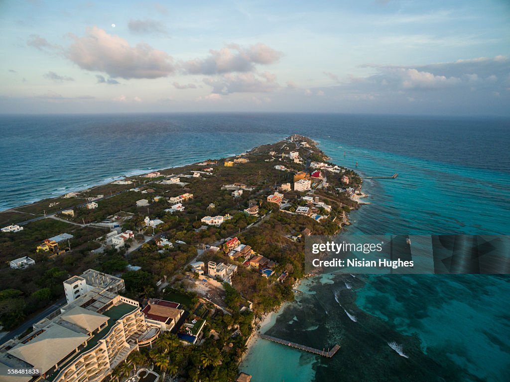 Aerial image of Mexican Island