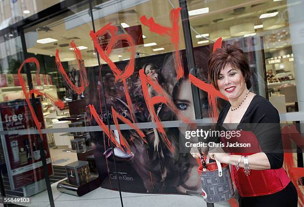 Comedian and TV personality Ruby Wax launches her new range of travel bags for women at Boots Flagship Store, Sedley Place on October 4, 2005 in...