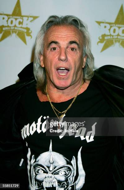 Peter Stringfellow arrives at the Classic Rock Roll Of Honour, the music magazine's inaugural awards, at Cafe de Paris on October 4, 2005 in London,...