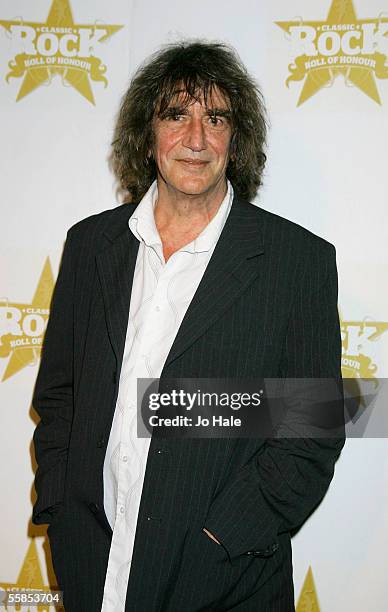 Author Howard Marks arrives at the Classic Rock Roll Of Honour, the music magazine's inaugural awards, at Cafe de Paris on October 4, 2005 in London,...