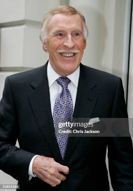 Comedian and TV personality Bruce Forsyth arrives at the The Loaded Laftas Comedy Awards 2005 at Sketch on October 5, 2005 in London, England. The...