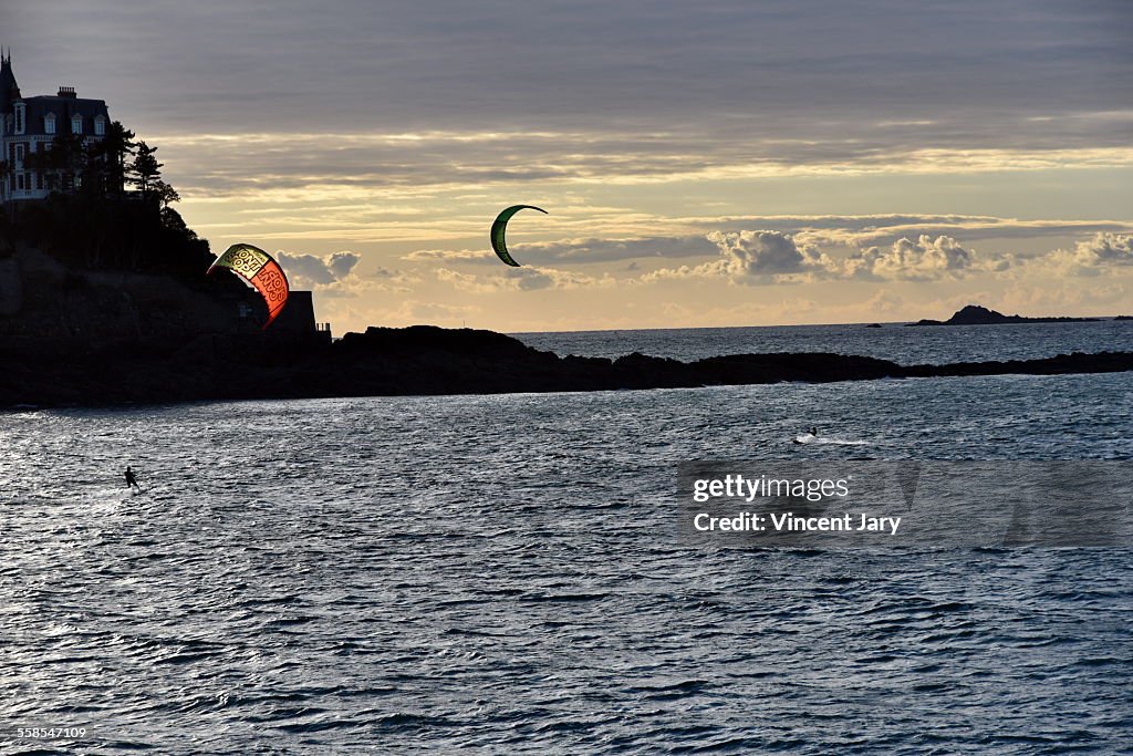 Kitesurf at dinard