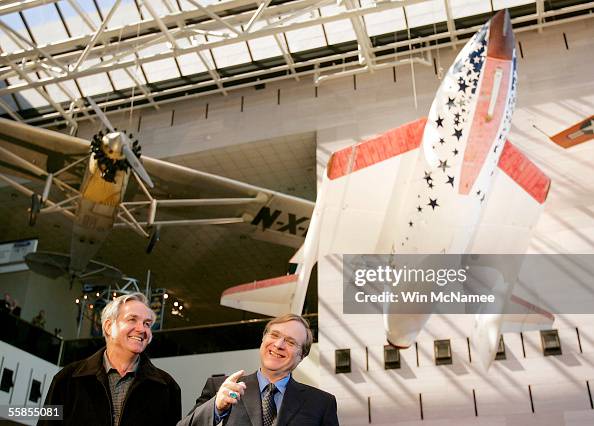 Starship Burt Rutan Paul Allen , founder and Burt Rutan , designer of SpaceShipOne take ...