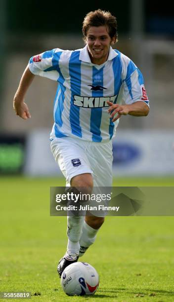 Dean Hammond of Brighton in action during the Coca-Cola Championship match between Brighton & Hove Albion and Norwich City at the Withdean Stadium on...