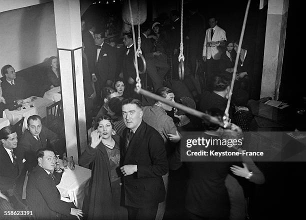 Boîte de nuit à Montparnasse, à Paris, France le 11 mars 1932.