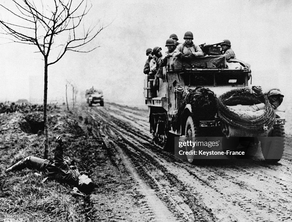 Avancée Des Troupes Américaines