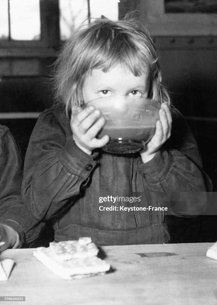 Petit déjeuner à l'école