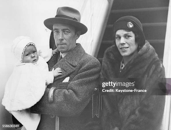 Folke Bernadotte With Family Arrives In New York Folke Bernadotte With Family Arrives In New York