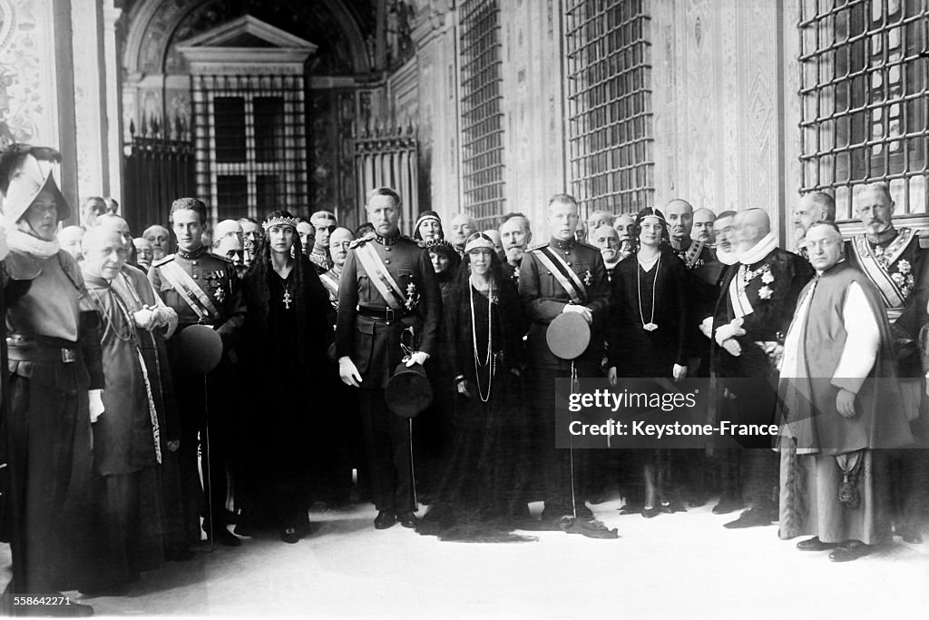 La famille royale belge au Vatican