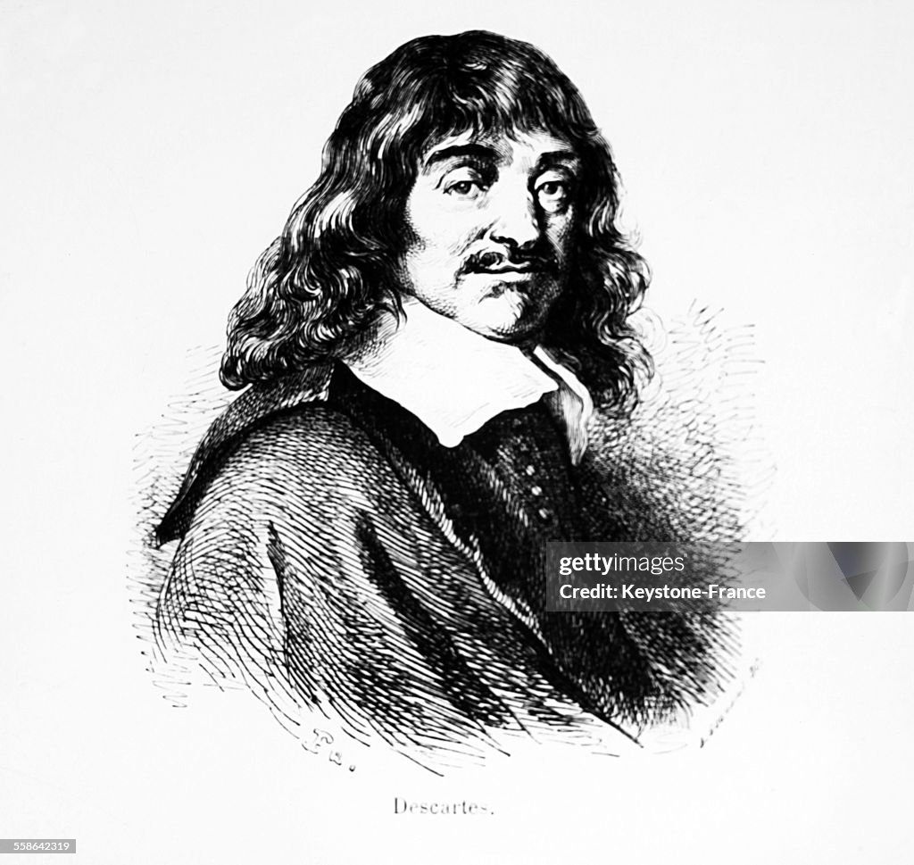 Portrait De Rene Descartes