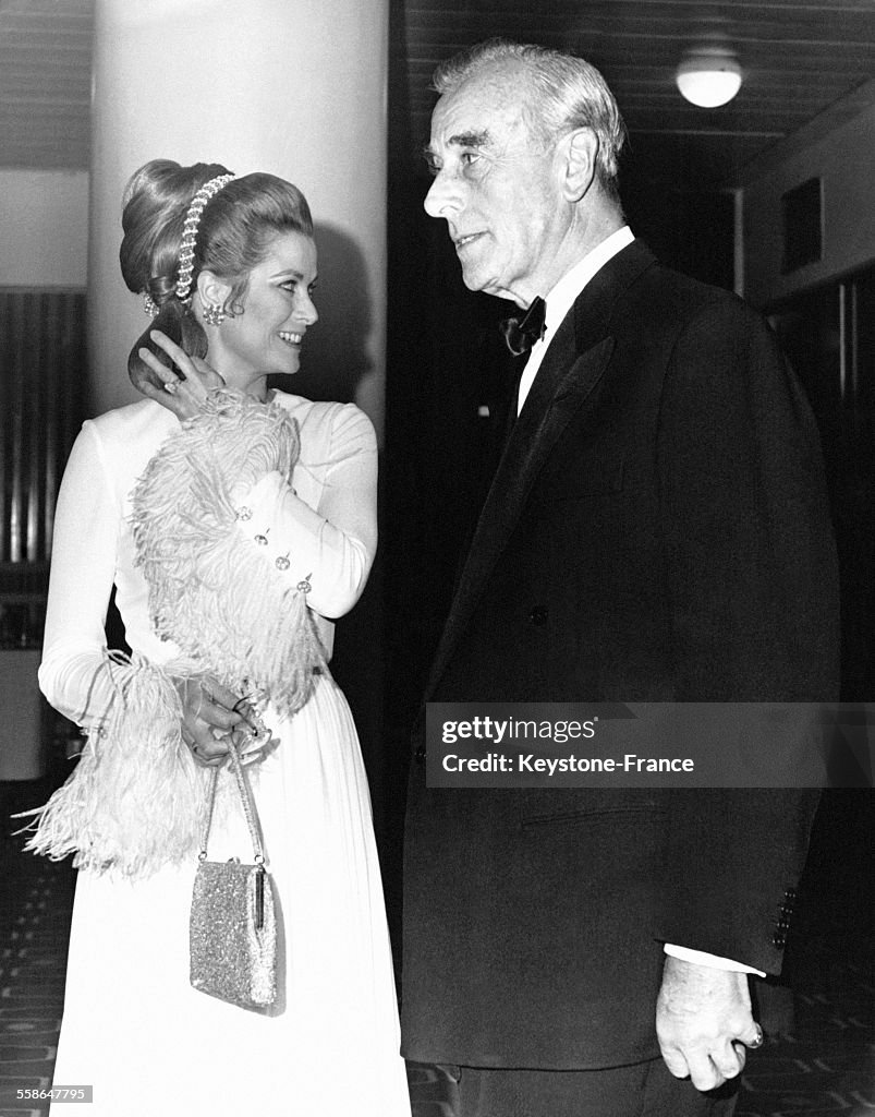 La Princesse Grace de Monaco et le Comte de Mountbatten-Burma