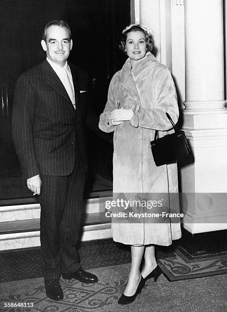 Le Prince Rainier et la Princesse Grace de Monaco, circa 1960.