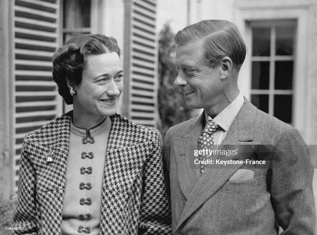 Le Duc de Windsor Edward VIII Et La Duchesse de Windsor Wallis Simpson