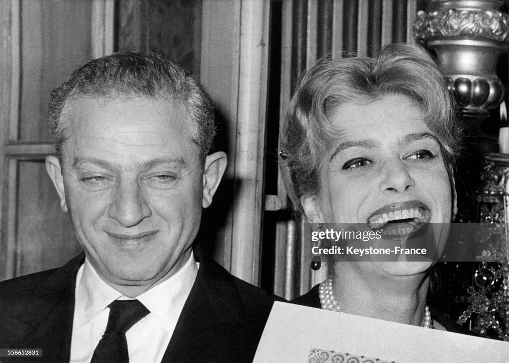Mariage de Jules Dassion et Melina Mercouri