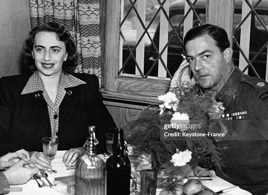 La Princesse Katharine de Grèce et son fiancé le Major Brandram