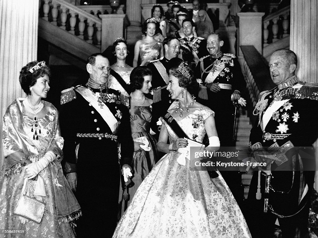 La famille royale danoise à Athènes