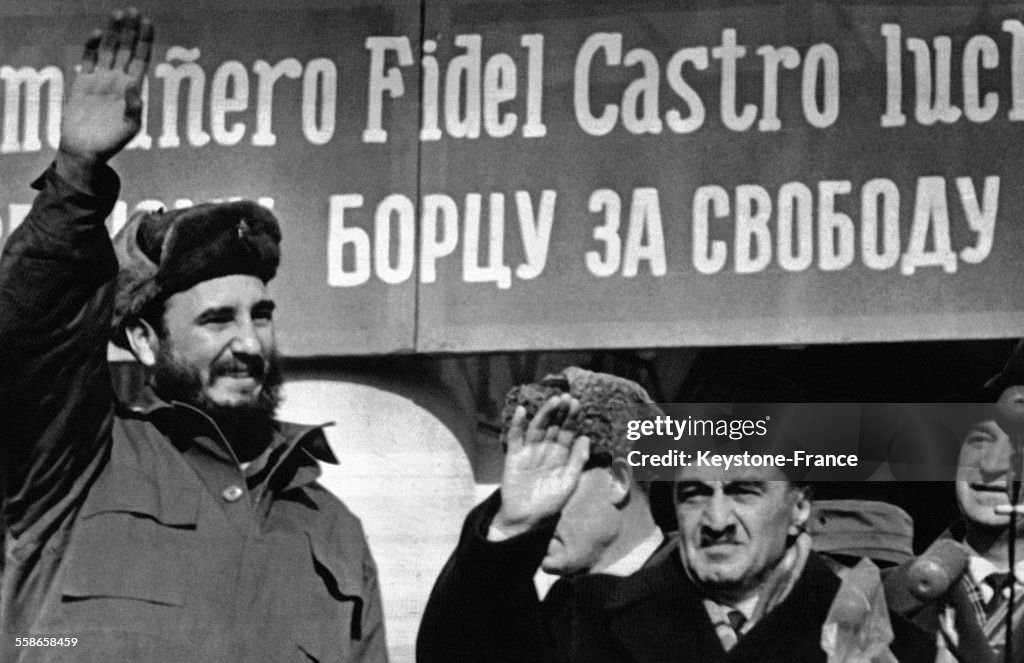 Fidel Castro En Visite En URSS