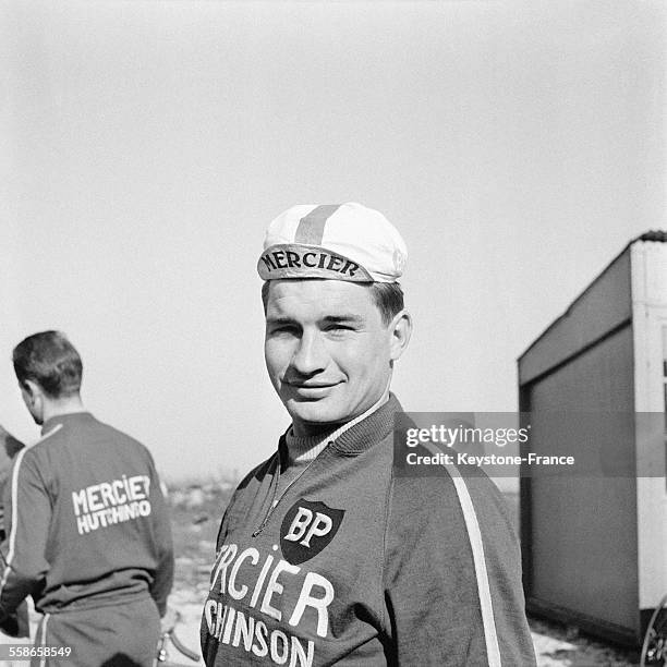 Le cycliste français Raymond Poulidor, circa 1960.