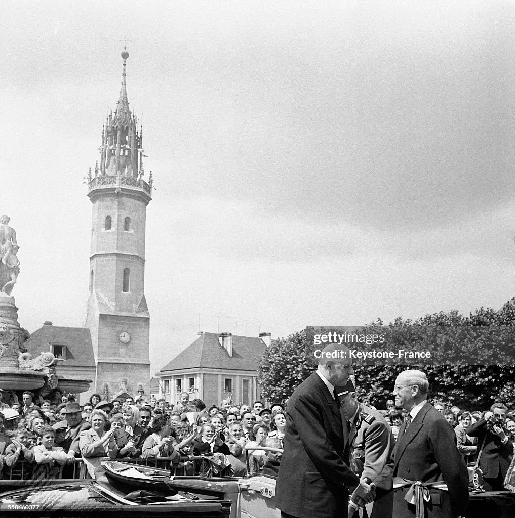 Le général de Gaulle à Evreux