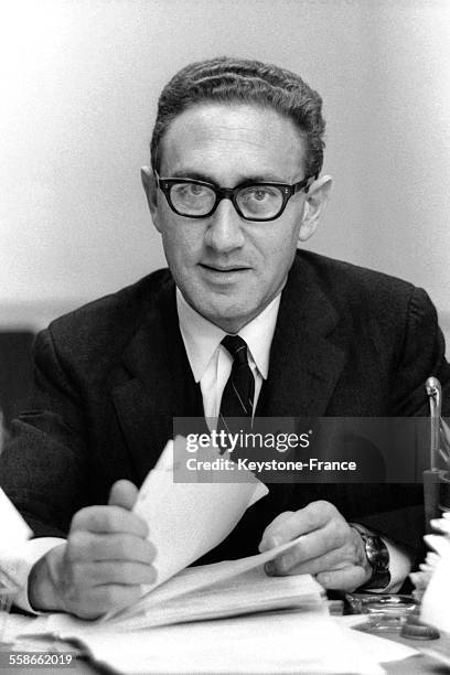 Portrait de Henry Kissinger eux Etats-Unis le 24 décembre 1968.