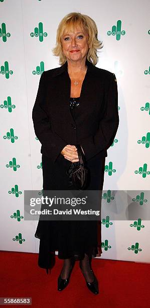 Judy Finnigan attends the MORE4 TV Launch Party, launching Channel 4's adult entertainment digital channel, at The Shunt Vaults on October 6, 2005 in...