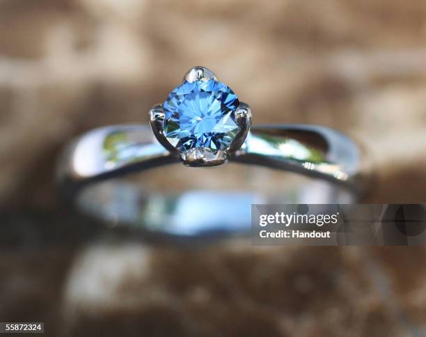 In this undated handout from LifeGem, A diamond made from cremated remains sits in a setting. LifeGem extracts carbon from the ashes of cremated...