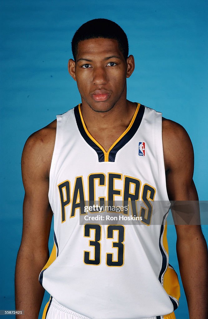 D G Ranger Danny Granger of the Indiana Pacers poses for a portrait during the ...