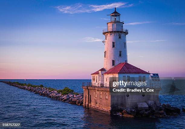 lighthouse - michigan meer stockfoto's en -beelden