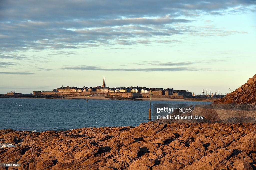 Saint Malo coastline