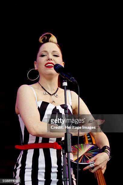 Imelda May, Love Supreme Jazz Festival, Glynde Place, East Sussex, 2014. Artist: Brian O'Connor.