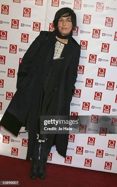 Sharleen Spiteri of Texas arrives at The Q Awards, the annual magazine's music awards, at Grosvenor House on October 10, 2005 in London, England.