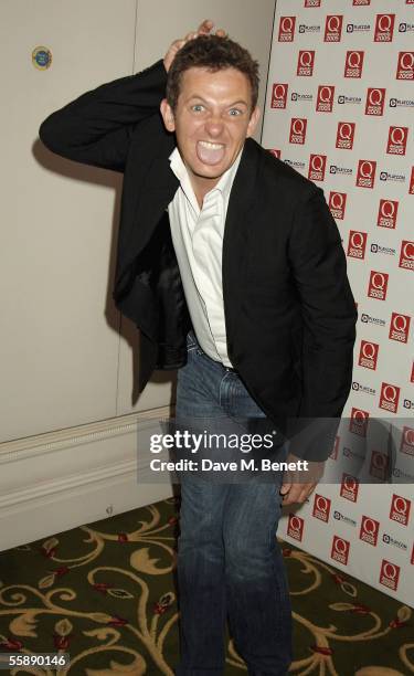 Matthew Wright arrives at The Q Awards, the annual magazine?s music awards, at Grosvenor House on October 10, 2005 in London, England.