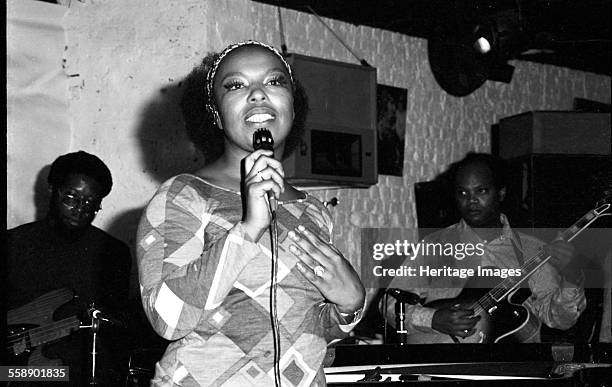 Roberta Flack, Ronnie Scott's , Soho, London, 1972. Artist: Brian O'Connor.