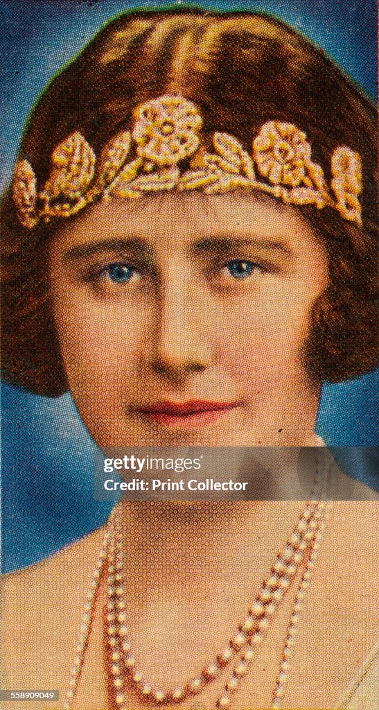 The Duchess of York at the time of her wedding, 1923 (1935). Artist: Unknown.