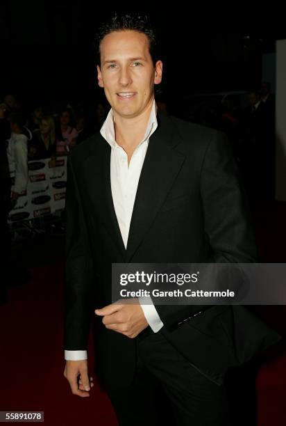 Brendan Cole arrives at the Daily Mirror's Pride Of Britain Awards at ITV Centre on October 10, 2005 in London, England. The annual reader-nominated...