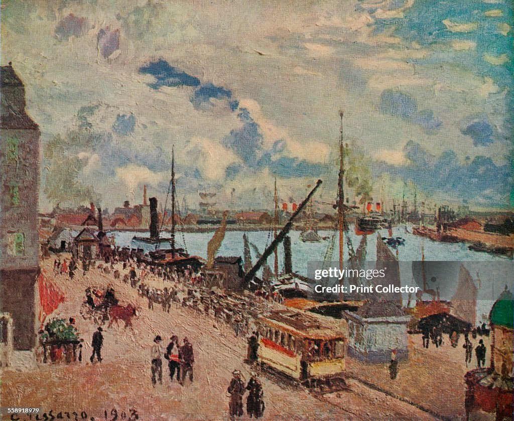 'Outer Harbour of Le Havre', 1903. Artist: Camille Pissarro.