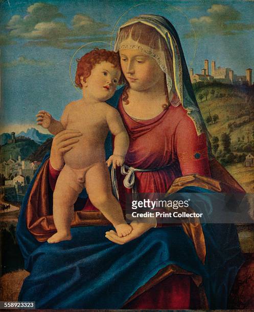 'The Virgin and Child', c1496-9. Painting housed in The National Gallery, London. From The Studio Volume 122. [The Studio Ltd, London, 1941]