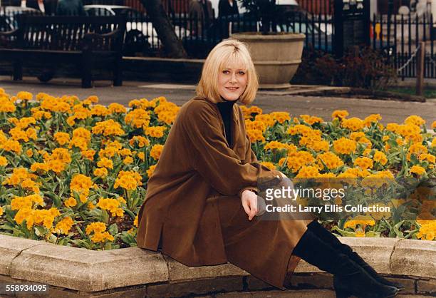 English actress Sarah Lancashire, UK, circa 1997.