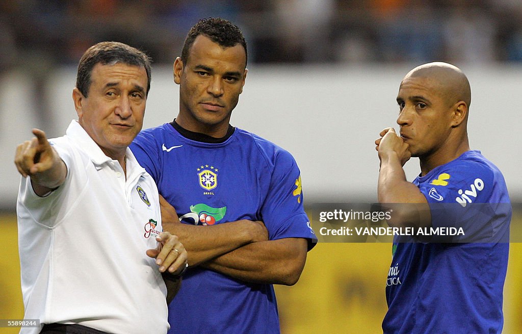 Brazil's soccer team coach Carlos Albert