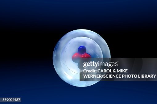 Lithium Atom, illustration Lithium Atom, illustration
